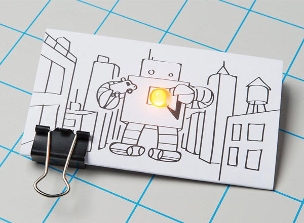 paper circuit robot lit
