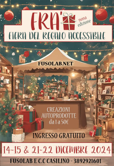 Fiera Regalo Accessibile 14-15 & 21-22 dicembre 2024