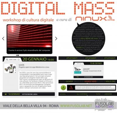 Digital Mass #3: Lejos – Domenica 20 Gennaio 