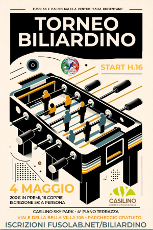 Torneo Biliardino - 4 Maggio 2024