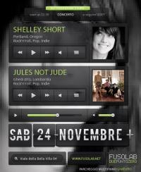 SHELLEY SHORT + JULES NOT JUDE - 24 Novembre