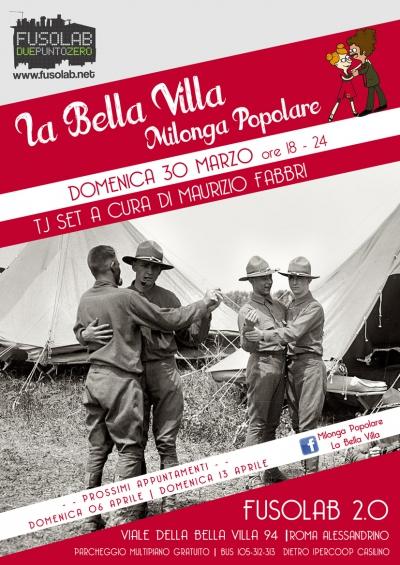 La Bella Villa – Milonga Popolare - 30 Marzo