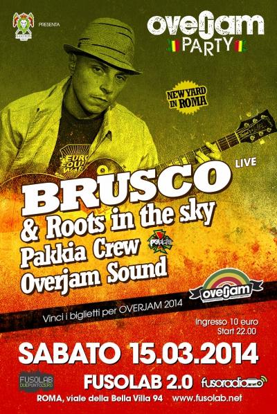 Brusco in concerto con i Roots in The Sky