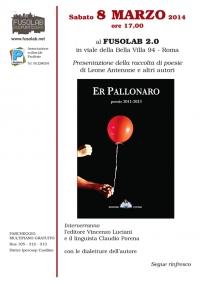 Presentazione “Er Pallonaro”, di Leone Antenone e altri autori.
