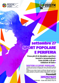 Sport popolare e periferia - 27 settembre
