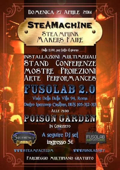 STEAMACHINE- La prima Steampunk Makers Faire italiana