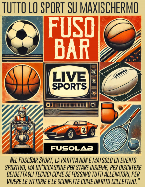 Fusobar Sport - Tutto lo sport su maxischermo in cortile