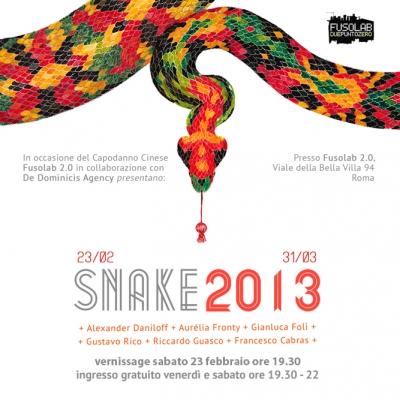 SNAKE 2013 Capodanno Cinese: l’arte in omaggio al Serpente - Sabato 23 Febbraio